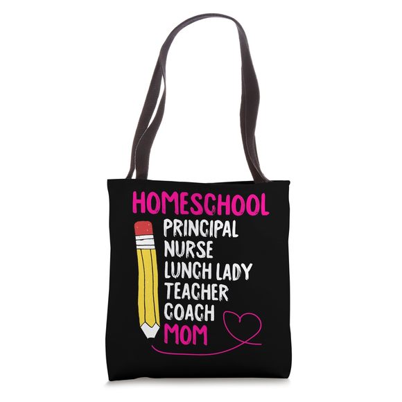 Home-School Mom Homeschooling Mama Mommy Mother Gift Tote Bag C :o) - Picture 1 of 4